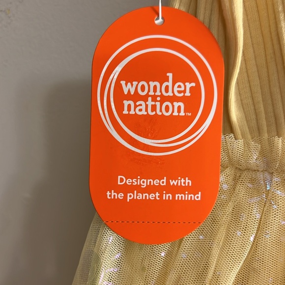 NEW Wonder Nation Girls Short Sleeve Tutu Dress, Size XXL 18 Plus - Picture 8 of 8